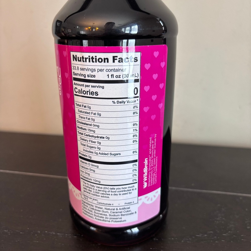 Strawberry Shortcake | Sugar Free Syrup | Raspberry Torte | 1L 33.8 fl oz NEW - Picture 7 of 7